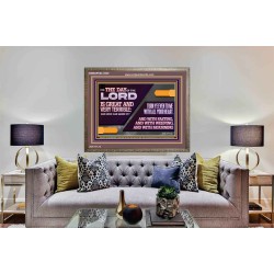 THE DAY OF THE LORD IS GREAT AND VERY TERRIBLE REPENT IMMEDIATELY  Ultimate Power Wooden Frame  GWMARVEL12029  "36X31"