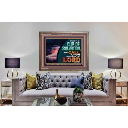 TAKE THE CUP OF SALVATION  Unique Scriptural Picture  GWMARVEL12036  "36X31"