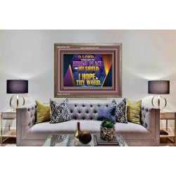 THOU ART MY HIDING PLACE AND SHIELD  Bible Verses Wall Art Wooden Frame  GWMARVEL12045  "36X31"