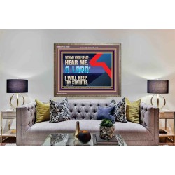 WITH MY WHOLE HEART I WILL KEEP THY STATUTES O LORD  Wall Art Wooden Frame  GWMARVEL12049  "36X31"