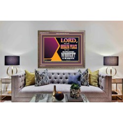 THE LORD WILL ORDAIN PEACE FOR US  Large Wall Accents & Wall Wooden Frame  GWMARVEL12113  "36X31"