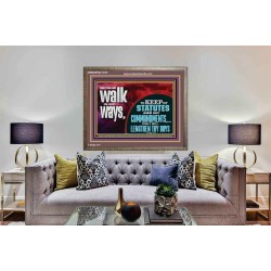 KEEP MY STATUTES AND MY COMMANDMENTS  Custom Wall Scripture Art  GWMARVEL12125  "36X31"