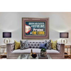 OBSERVE HIS STATUES AND KEEP HIS LAWS  Custom Art and Wall Décor  GWMARVEL12140  "36X31"