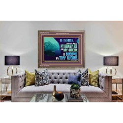 THOU ART MY HIDING PLACE AND SHIELD  Large Custom Wooden Frame   GWMARVEL12159  "36X31"