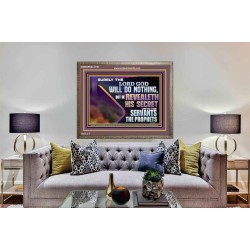 THE LORD REVEALETH HIS SECRET TO THOSE VERY CLOSE TO HIM  Bible Verse Wall Art  GWMARVEL12167  "36X31"