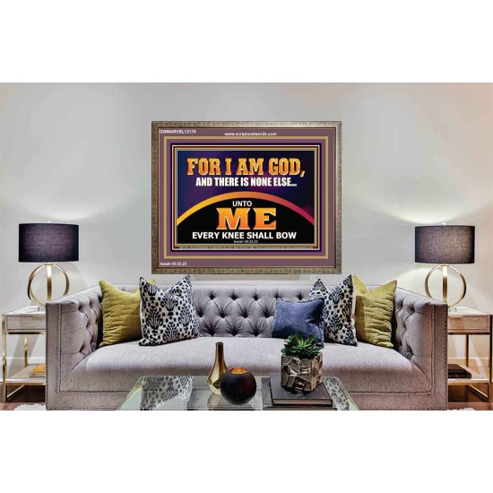 UNTO ME EVERY KNEE SHALL BOW  Scripture Wall Art  GWMARVEL12176  