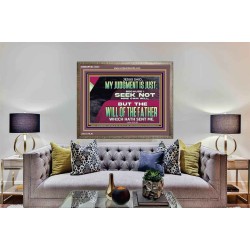 JESUS SAID MY JUDGMENT IS JUST  Ultimate Power Wooden Frame  GWMARVEL12323  "36X31"