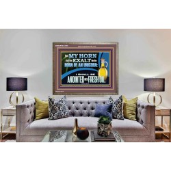 ANOINTED WITH FRESH OIL  Large Scripture Wall Art  GWMARVEL12590  "36X31"