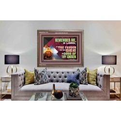 REMEMBER ME O LORD WITH FAVOUR   Bible Verses Wooden Frame   GWMARVEL13124  