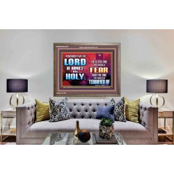 FEAR THE LORD WITH TREMBLING  Ultimate Power Wooden Frame  GWMARVEL9567  "36X31"