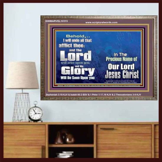 HIS GLORY SHALL BE SEEN UPON YOU  Custom Art and Wall Décor  GWMARVEL10315  
