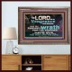 HATE EVIL YOU WHO LOVE THE LORD  Children Room Wall Wooden Frame  GWMARVEL10378  