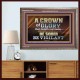CROWN OF GLORY FOR OVERCOMERS  Scriptures Décor Wall Art  GWMARVEL10440  
