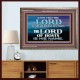 JEHOVAH GOD OUR LORD IS AN INCOMPARABLE GOD  Christian Wooden Frame Wall Art  GWMARVEL10447  
