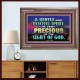 GENTLE AND PEACEFUL SPIRIT VERY PRECIOUS IN GOD SIGHT  Bible Verses to Encourage  Wooden Frame  GWMARVEL10496  