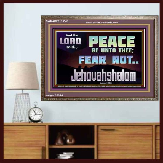 JEHOVAHSHALOM PEACE BE UNTO THEE  Christian Paintings  GWMARVEL10540  