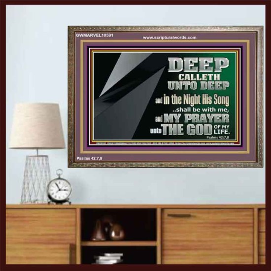 DEEP CALLETH UNTO DEEP  Modern Wall Art  GWMARVEL10591  