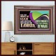 THE WAYS OF MAN ARE BEFORE THE EYES OF THE LORD  Contemporary Christian Wall Art Wooden Frame  GWMARVEL10765  