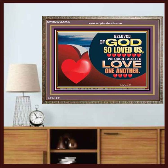 BELOVED IF GOD SO LOVED US  Custom Biblical Paintings  GWMARVEL12130  