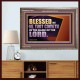 BLESSED BE HE THAT COMETH IN THE NAME OF THE LORD  Ultimate Inspirational Wall Art Wooden Frame  GWMARVEL13038  