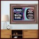 LORD GOD ALMIGHTY HOSANNA IN THE HIGHEST  Contemporary Christian Wall Art Wooden Frame  GWMARVEL9925  