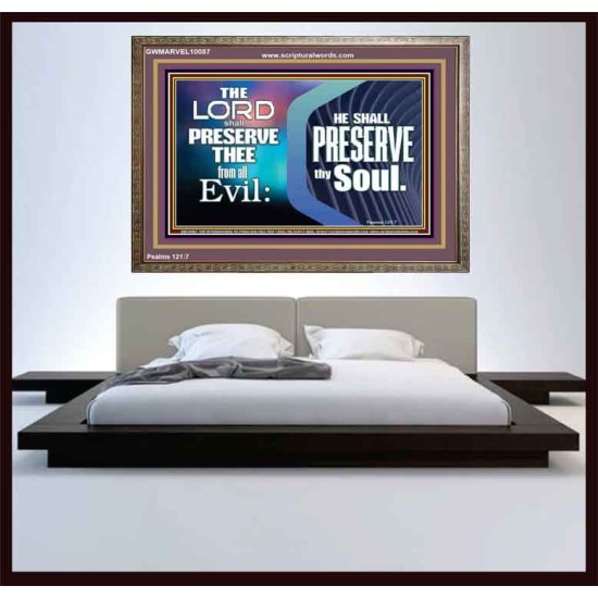 THY SOUL IS PRESERVED FROM ALL EVIL  Wall Décor  GWMARVEL10087  