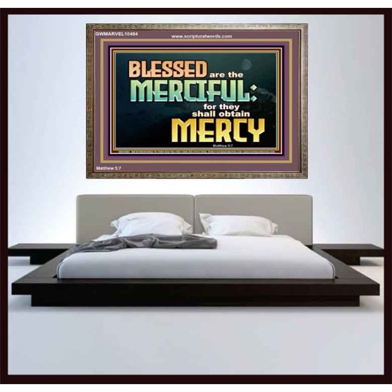 THE MERCIFUL SHALL OBTAIN MERCY  Religious Art  GWMARVEL10484  