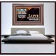 LOVE IS NOT RUDE AND IS NOT SELFISH  Sanctuary Wall Wooden Frame  GWMARVEL11760  