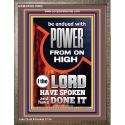 POWER FROM ON HIGH - HOLY GHOST FIRE  Righteous Living Christian Picture  GWMARVEL10003  "31X36"