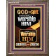 WORSHIP HIM IN SPIRIT AND TRUTH  Children Room Portrait  GWMARVEL10006  