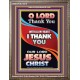 THANK YOU OUR LORD JESUS CHRIST  Sanctuary Wall Portrait  GWMARVEL10016  