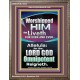 WORSHIPPED HIM THAT LIVETH FOREVER   Contemporary Wall Portrait  GWMARVEL10044  