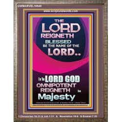 THE LORD GOD OMNIPOTENT REIGNETH IN MAJESTY  Wall Décor Prints  GWMARVEL10048  "31X36"