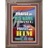 PRAISE HIM IN DANCE, TIMBREL AND HARP  Modern Art Picture  GWMARVEL10057  "31X36"