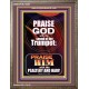 PRAISE HIM WITH TRUMPET, PSALTERY AND HARP  Inspirational Bible Verses Portrait  GWMARVEL10063  
