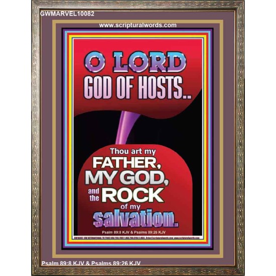 JEHOVAH THOU ART MY FATHER MY GOD  Scriptures Wall Art  GWMARVEL10082  