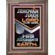 JEHOVAH JIREH IS THE LORD OUR GOD  Contemporary Christian Wall Art Portrait  GWMARVEL10695  