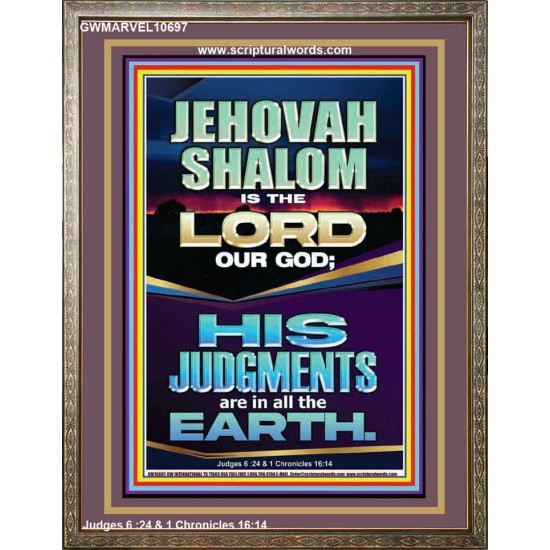 JEHOVAH SHALOM IS THE LORD OUR GOD  Christian Paintings  GWMARVEL10697  