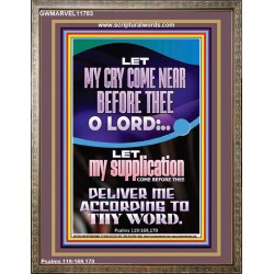 ABBA FATHER CONSIDER MY CRY AND SHEW ME YOUR TENDER MERCIES  Christian Quote Portrait  GWMARVEL11783  "31X36"