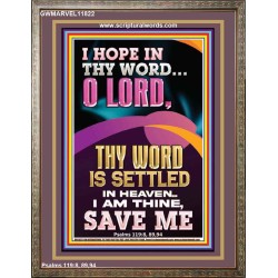 I AM THINE SAVE ME O LORD  Christian Quote Portrait  GWMARVEL11822  "31X36"