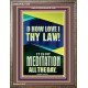 MAKE THE LAW OF THE LORD THY MEDITATION DAY AND NIGHT  Custom Wall Décor  GWMARVEL11825  