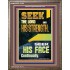 SEEK THE FACE OF GOD CONTINUALLY  Unique Scriptural ArtWork  GWMARVEL11838  "31X36"