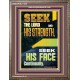 SEEK THE FACE OF GOD CONTINUALLY  Unique Scriptural ArtWork  GWMARVEL11838  