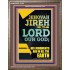 JEHOVAH JIREH HIS JUDGEMENT ARE IN ALL THE EARTH  Custom Wall Décor  GWMARVEL11840  "31X36"