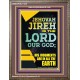 JEHOVAH JIREH HIS JUDGEMENT ARE IN ALL THE EARTH  Custom Wall Décor  GWMARVEL11840  