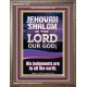 JEHOVAH SHALOM HIS JUDGEMENT ARE IN ALL THE EARTH  Custom Art Work  GWMARVEL11842  