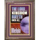 THE LORD KINGDOM RULETH OVER ALL  New Wall Décor  GWMARVEL11853  