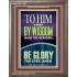 TO HIM THAT BY WISDOM MADE THE HEAVENS  Bible Verse for Home Portrait  GWMARVEL11858  "31X36"