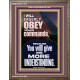 I WILL EAGERLY OBEY YOUR COMMANDS O LORD MY GOD  Printable Bible Verses to Portrait  GWMARVEL11874  