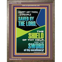 O PEOPLE SAVED BY THE LORD  Printable Bible Verse to Portrait  GWMARVEL11876  "31X36"